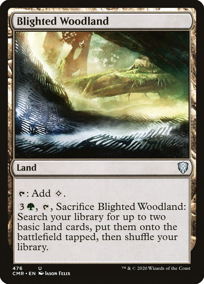 Blighted Woodland [Commander Legends] | Silver Goblin