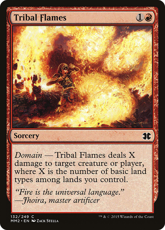 Tribal Flames [Modern Masters 2015] Foil