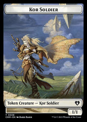 Treasure // Kor Soldier Double-Sided Token [Commander Masters Tokens] | Silver Goblin