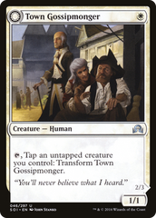 Town Gossipmonger // Incited Rabble [Shadows over Innistrad] | Silver Goblin