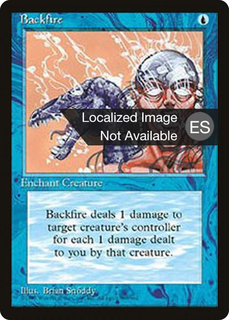 Backfire [Fourth Edition (Foreign Black Border)] | Silver Goblin