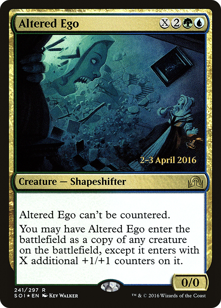 Altered Ego [Shadows over Innistrad Prerelease Promos] | Silver Goblin