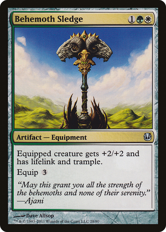 Behemoth Sledge [Duel Decks: Ajani vs. Nicol Bolas]