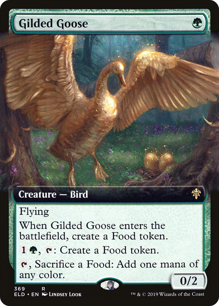 Gilded Goose (Extended Art) [Throne of Eldraine] | Silver Goblin