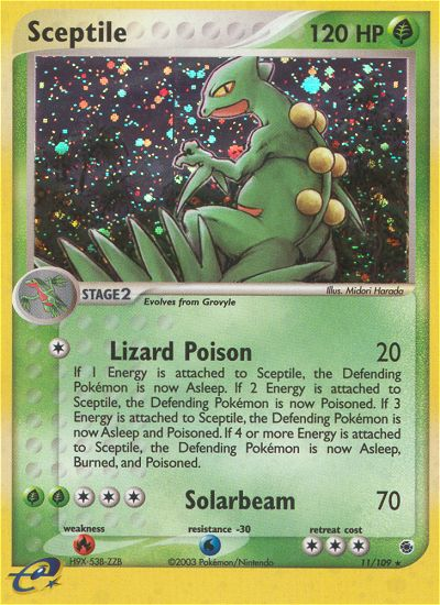 Sceptile (11/109) [EX: Ruby & Sapphire] | Silver Goblin