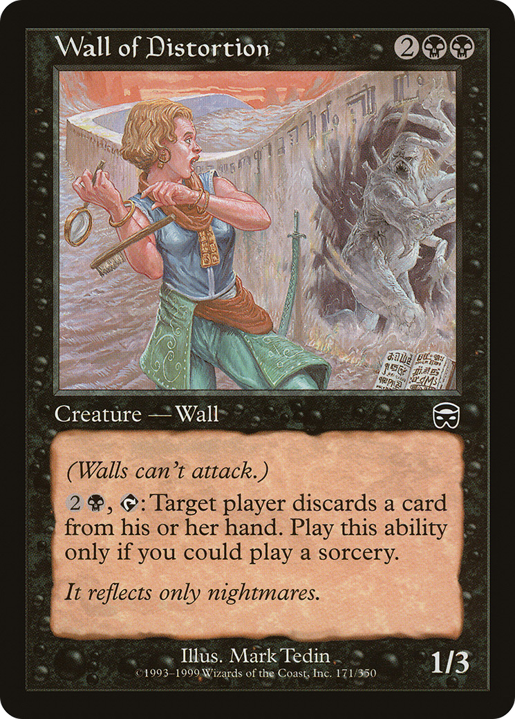 Wall of Distortion [Mercadian Masques] | Silver Goblin