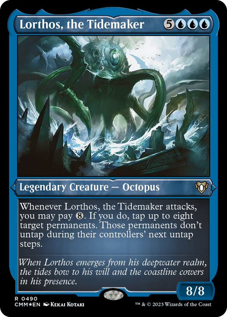 Lorthos, the Tidemaker (Foil Etched) [Commander Masters] | Silver Goblin