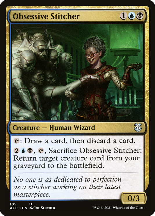Obsessive Stitcher [Dungeons & Dragons: Adventures in the Forgotten Realms Commander]
