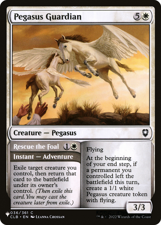 Pegasus Guardian // Rescue the Foal (CLB-36)