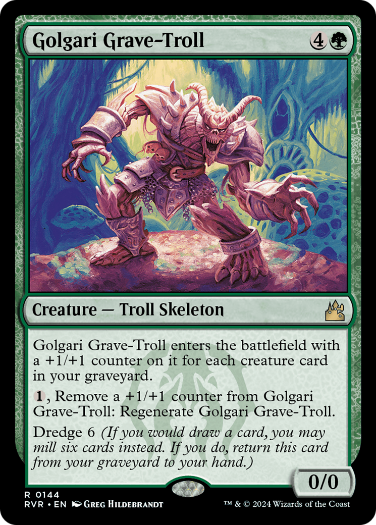 Golgari Grave-Troll [Ravnica Remastered] | Silver Goblin