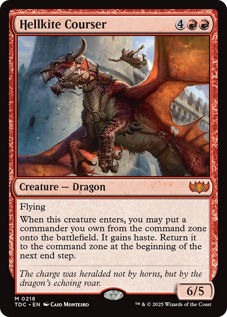 Hellkite Courser (218) - Commander: Tarkir: Dragonstorm