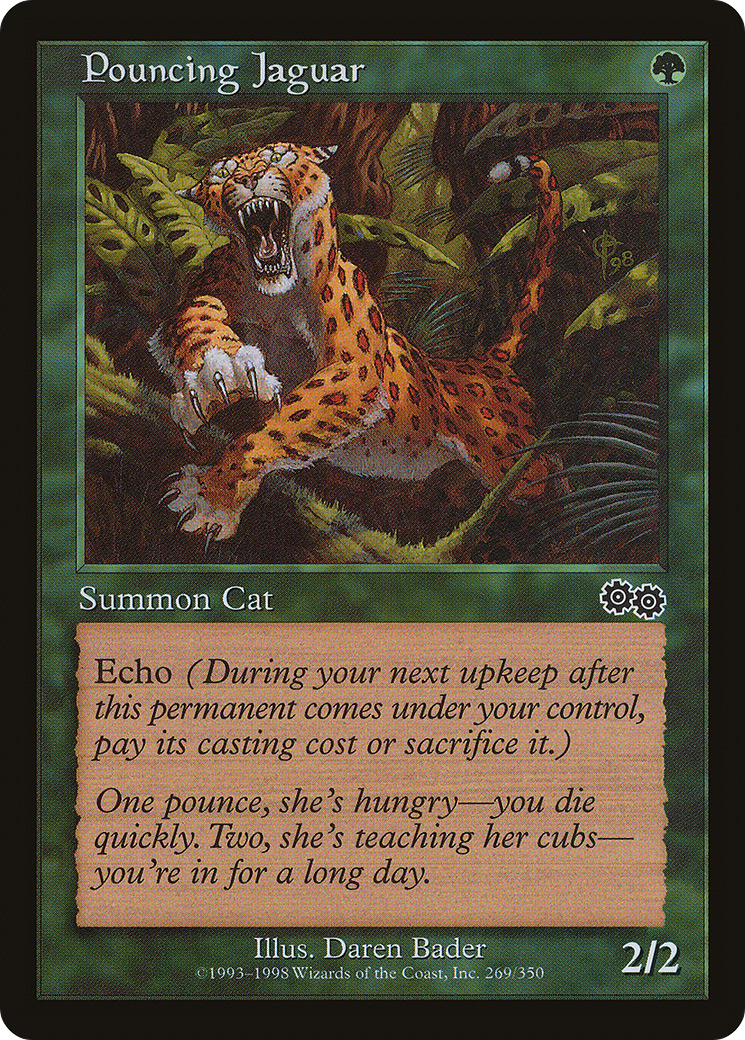 Pouncing Jaguar [Urza's Saga] | Silver Goblin