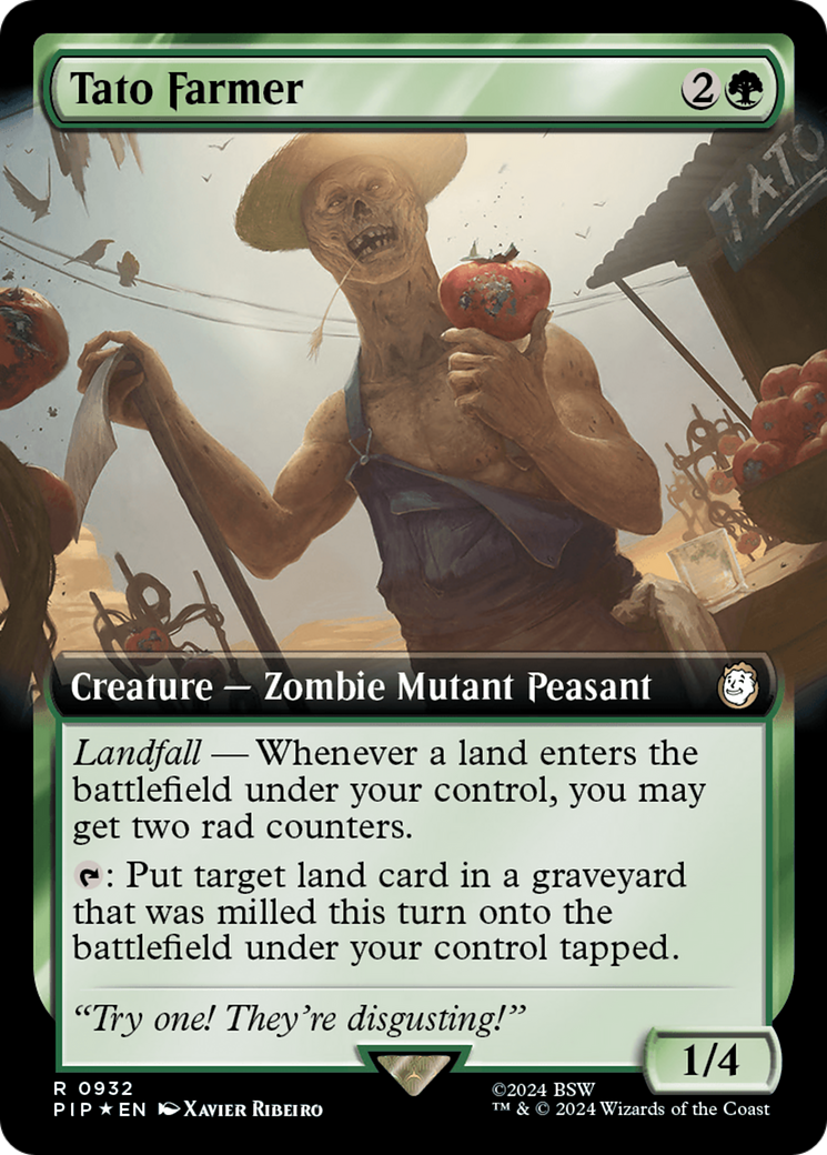 Tato Farmer (Extended Art) (Surge Foil) [Fallout] | Silver Goblin