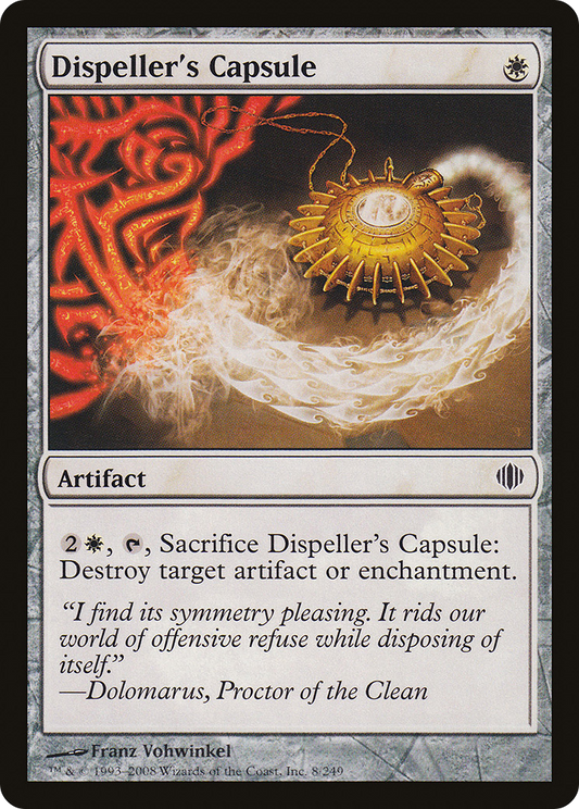 Dispeller's Capsule [Shards of Alara] Foil