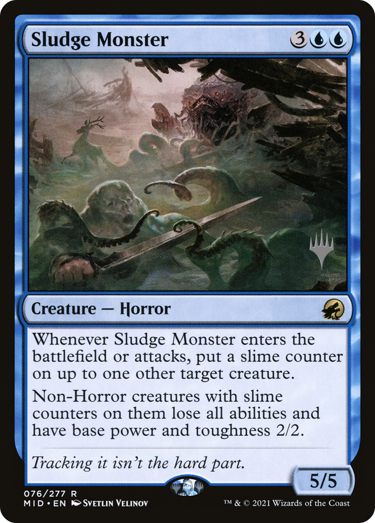 Sludge Monster (Promo Pack) [Innistrad: Midnight Hunt Promos] | Silver Goblin