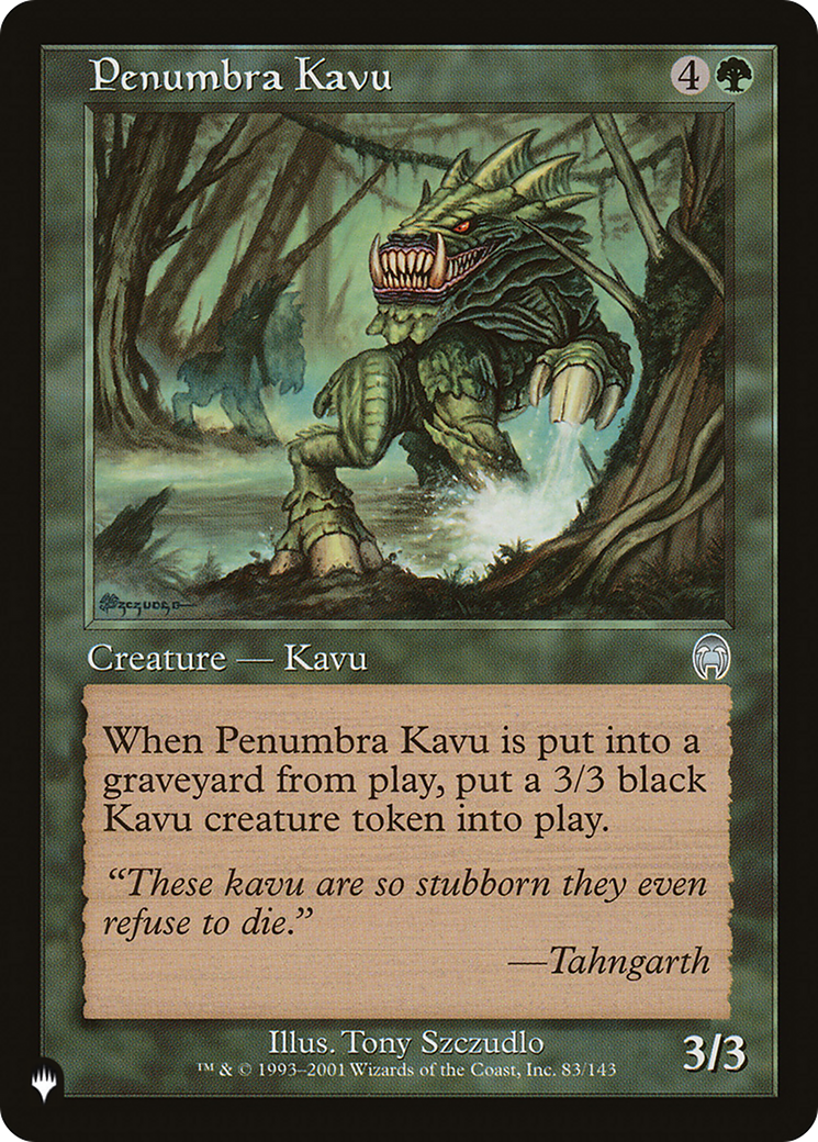 Penumbra Kavu [The List] | Silver Goblin