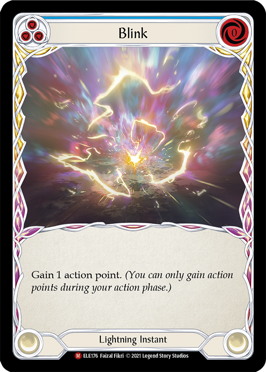 Blink [ELE176] (Tales of Aria)  1st Edition Rainbow Foil | Silver Goblin