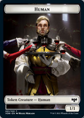 Human (001) // Spirit Cleric Double-Sided Token [Innistrad: Crimson Vow Tokens] | Silver Goblin