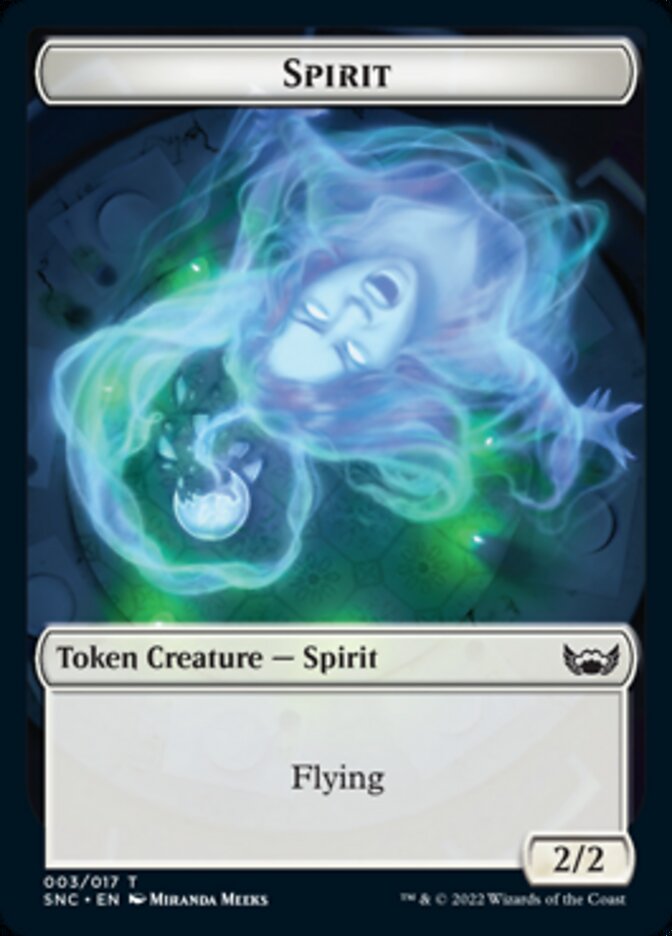 Spirit Token [Streets of New Capenna Tokens] | Silver Goblin