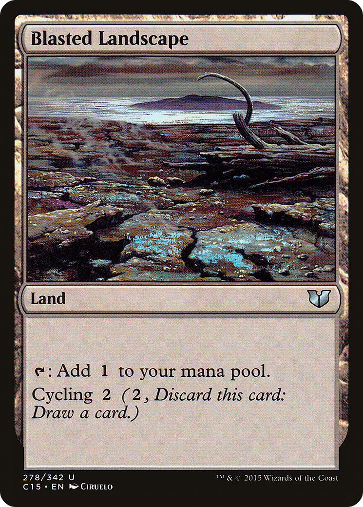 Blasted Landscape [Commander 2015] | Silver Goblin