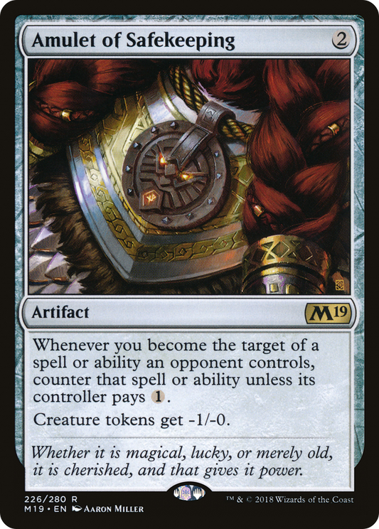 Amulet of Safekeeping [Core Set 2019] Foil