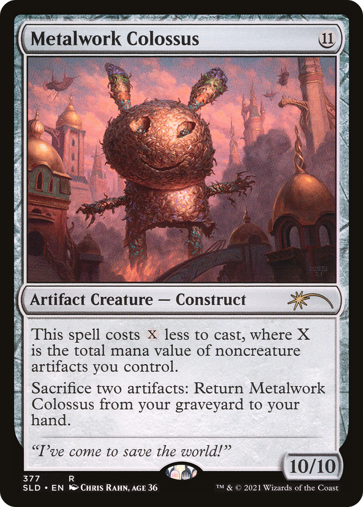 Metalwork Colossus (377) [Secret Lair Drop Series] | Silver Goblin