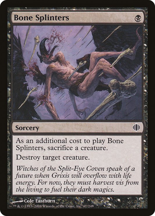 Bone Splinters [Shards of Alara] Foil