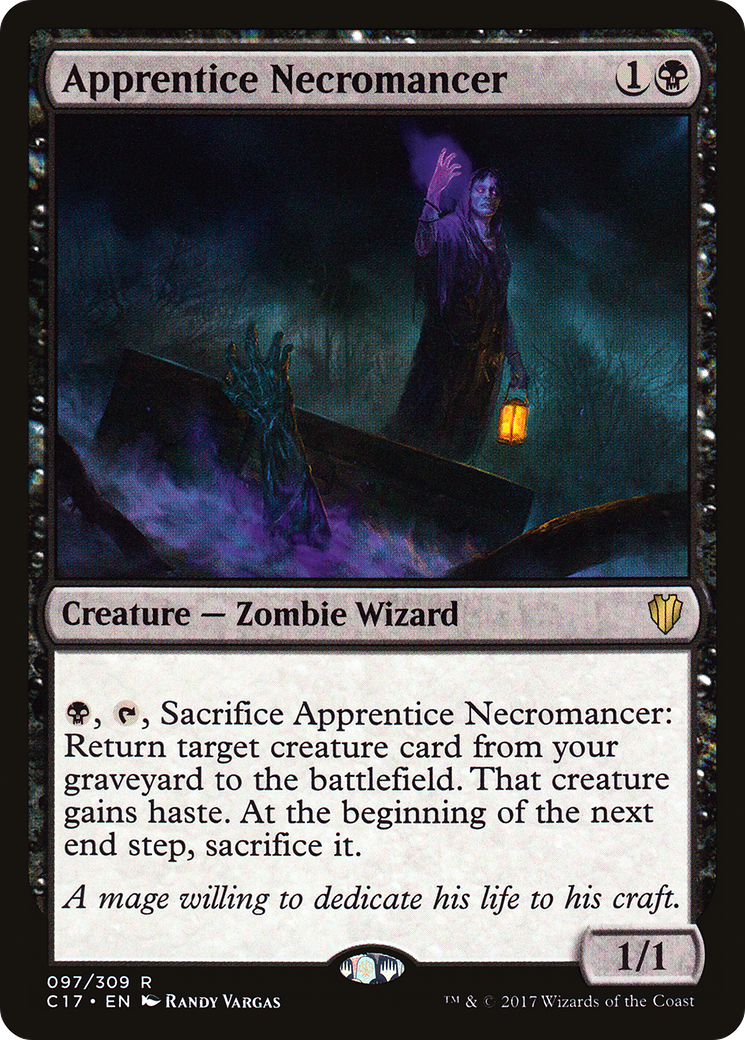 Apprentice Necromancer [Commander 2017] | Silver Goblin