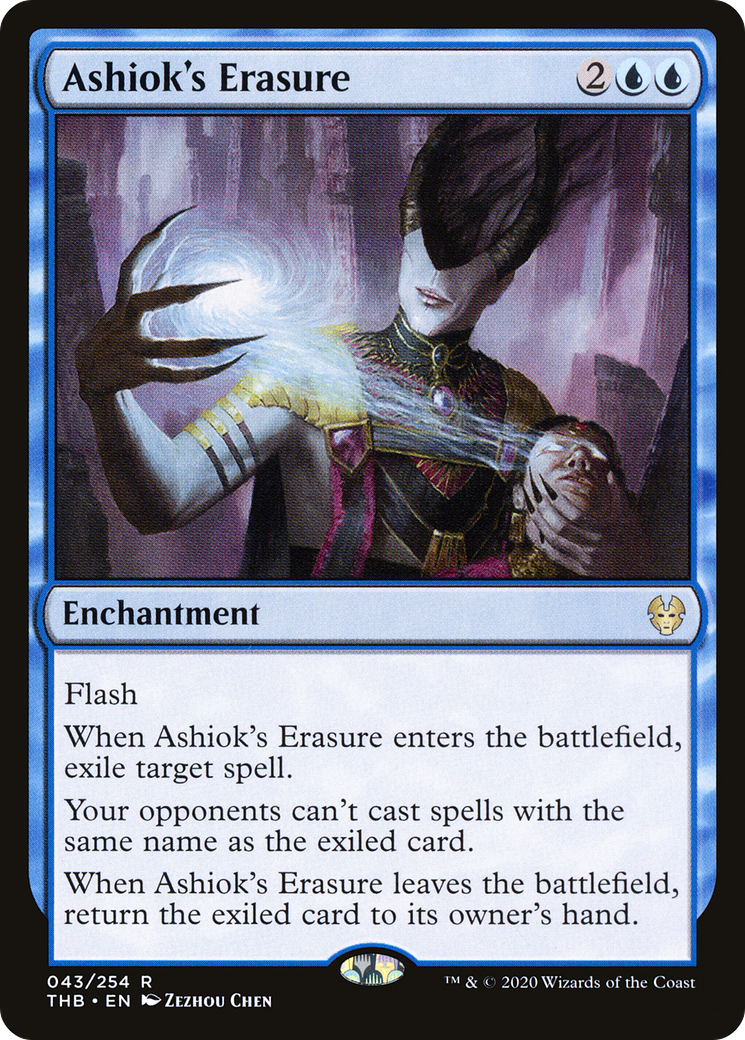 Ashiok's Erasure [Theros Beyond Death] Foil