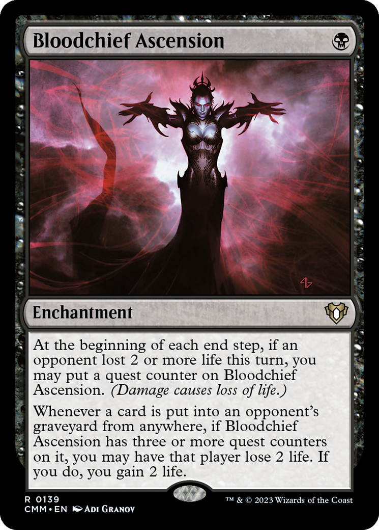 Bloodchief Ascension [Commander Masters] Foil