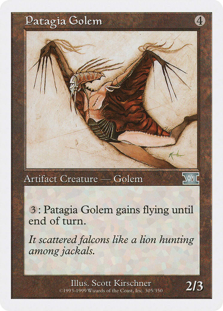 Patagia Golem [Classic Sixth Edition] | Silver Goblin