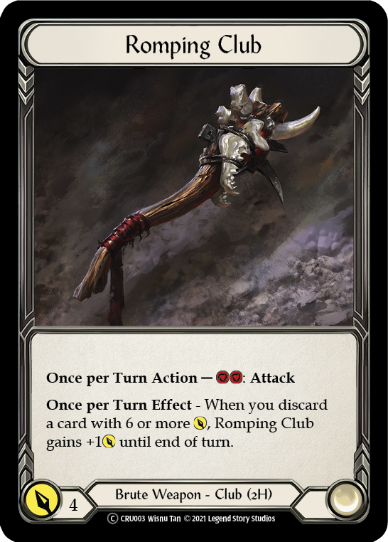 Romping Club [U-CRU003] (Crucible of War Unlimited)  Unlimited Rainbow Foil | Silver Goblin