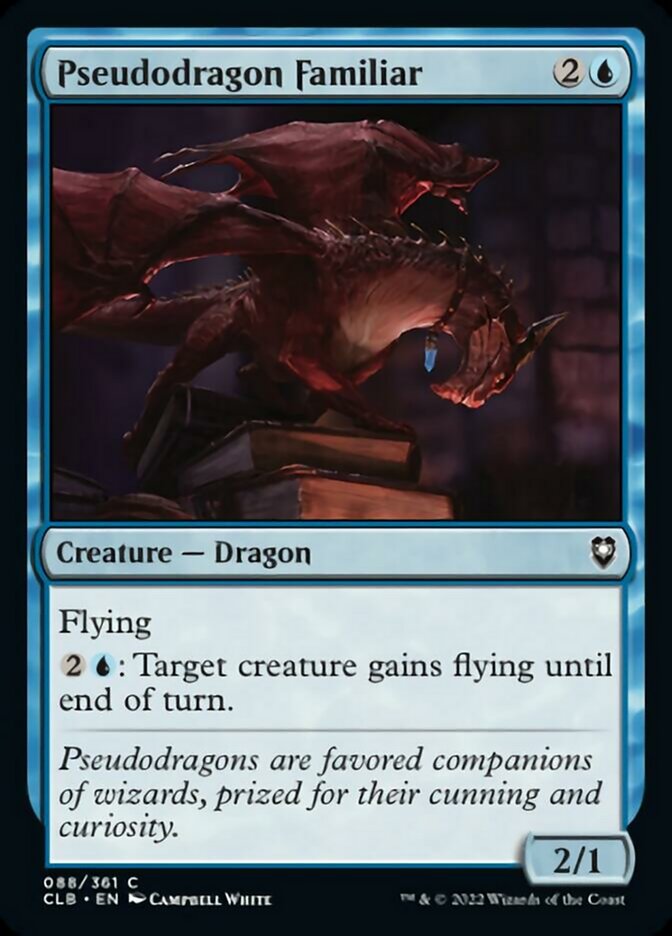 Pseudodragon Familiar [Commander Legends: Battle for Baldur's Gate] | Silver Goblin