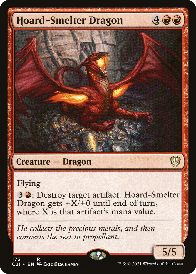 Hoard-Smelter Dragon [Commander 2021] | Silver Goblin