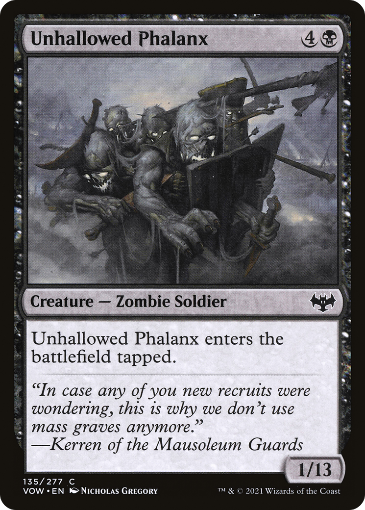 Unhallowed Phalanx [Innistrad: Crimson Vow] | Silver Goblin