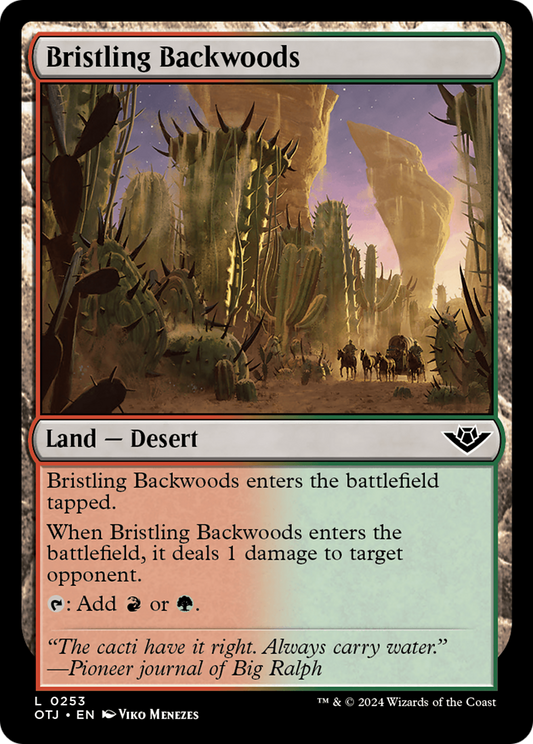Bristling Backwoods [Outlaws of Thunder Junction] Foil
