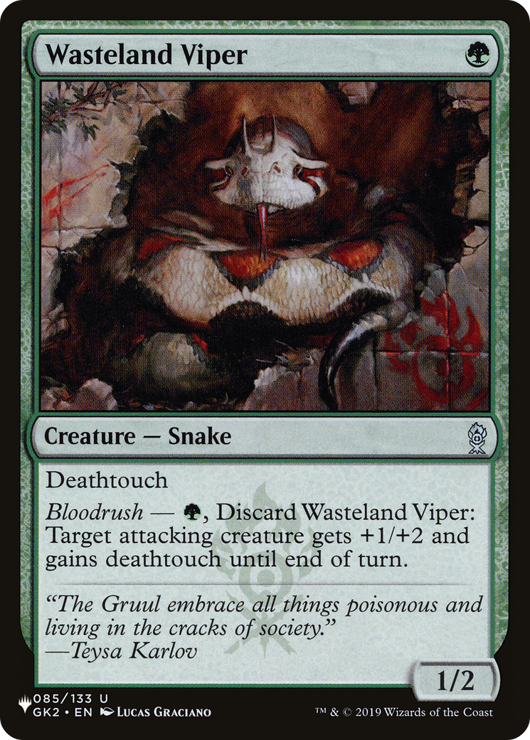 Wasteland Viper [The List] | Silver Goblin