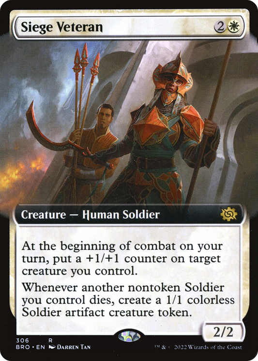 Siege Veteran (Extended Art) [The Brothers' War]