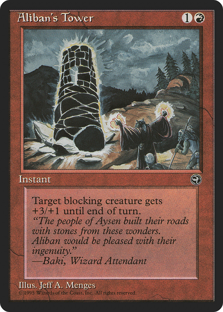 Aliban's Tower (Baki Flavor Text) [Homelands] | Silver Goblin