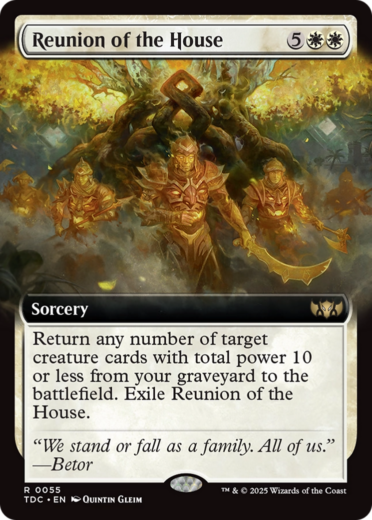 Reunion of the House (Extended Art) (055) - Commander: Tarkir: Dragonstorm