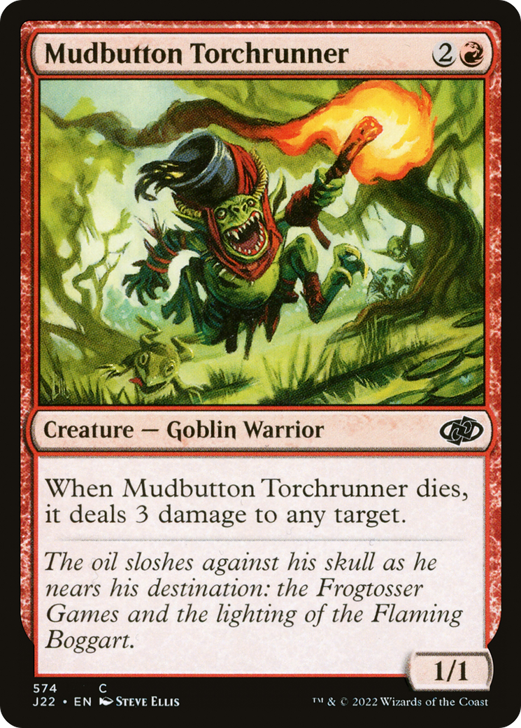 Mudbutton Torchrunner [Jumpstart 2022] | Silver Goblin