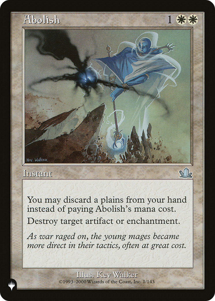 Abolish [The List Reprints] | Silver Goblin