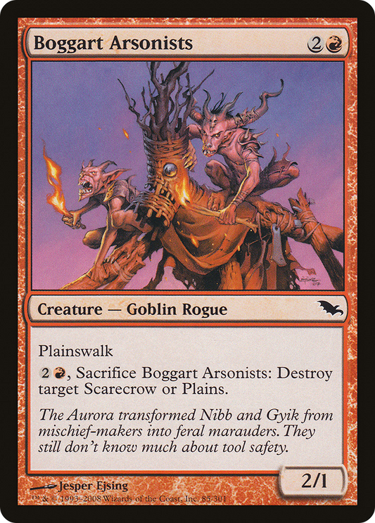 Boggart Arsonists [Shadowmoor] Foil