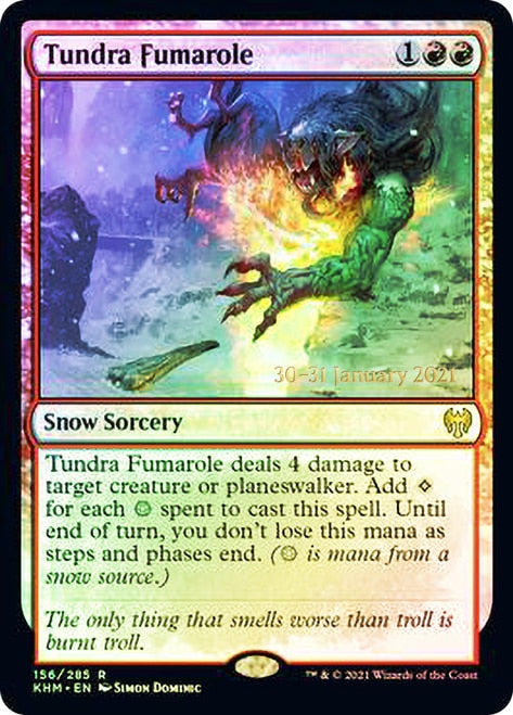 Tundra Fumarole [Kaldheim Prerelease Promos] | Silver Goblin