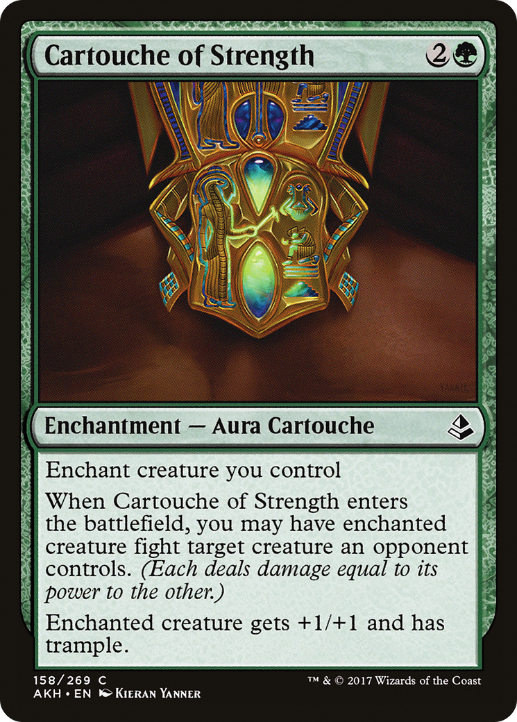 Cartouche of Strength [Amonkhet]
