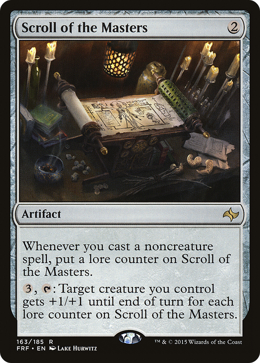 Scroll of the Masters [Fate Reforged] Foil