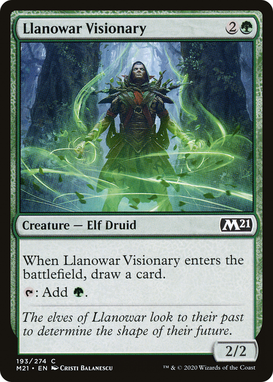 Llanowar Visionary [Core Set 2021]