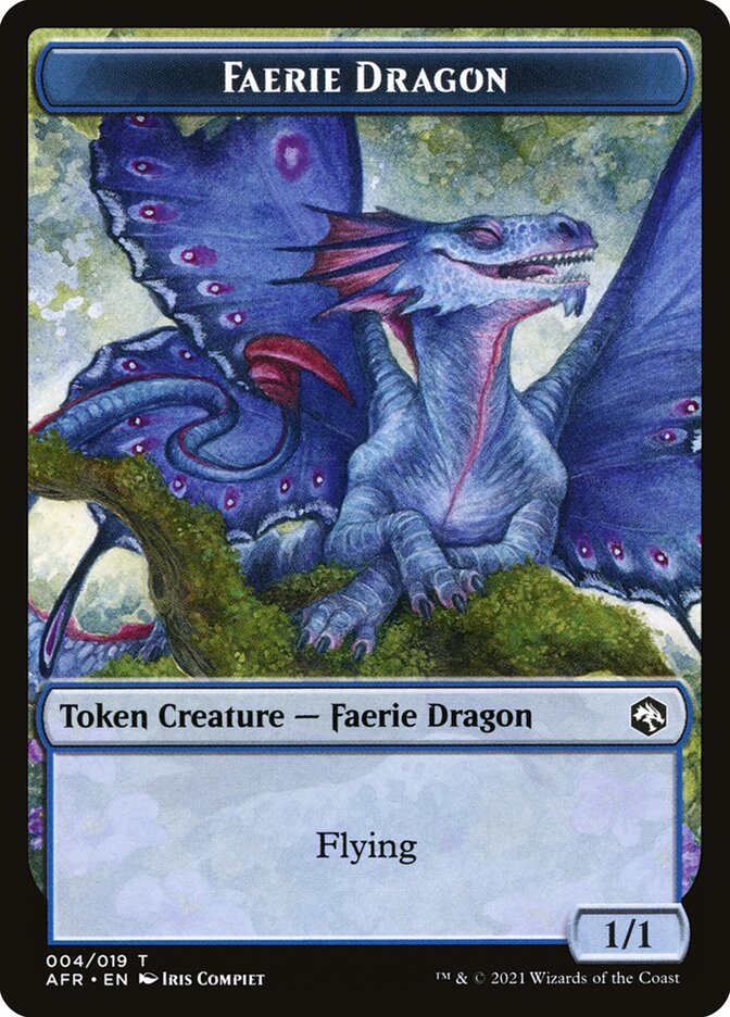 Faerie Dragon Token [Dungeons & Dragons: Adventures in the Forgotten Realms Tokens] | Silver Goblin