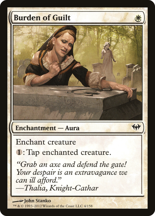 Burden of Guilt [Dark Ascension] Foil