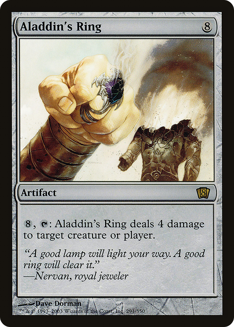Aladdin's Ring (291★) Foil - Eighth Edition